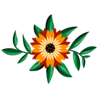 illustration de bouquet de tournesol png