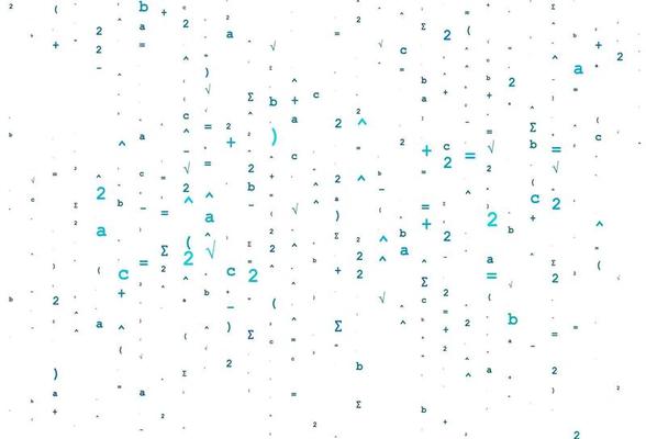 Light BLUE vector backdrop with algebra elements.