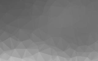 Light Silver, Gray vector shining triangular pattern.