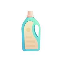 Detergent bottle vector flat design