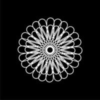 Artistic Circle Shape Made From Paper Clip Composition for Decoration, Ornate, Logo, Website, Art Illustration or Graphic Design Element. Vector Illustration