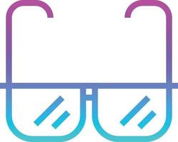glasses fashion shopping - gradient icon vector