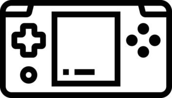 botón de pantalla wifi del juego de consola - icono de contorno vector