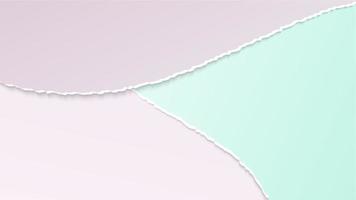 Colored paper background with geometric shapes in pastel colours vector