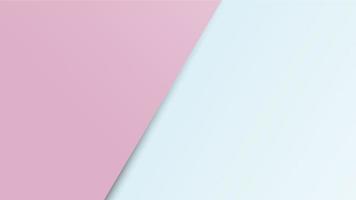 Colored paper background with geometric shapes in pastel colours vector