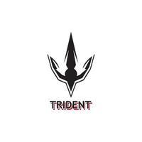 Trident Logo Template vector icon