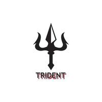 Trident Logo Template vector icon