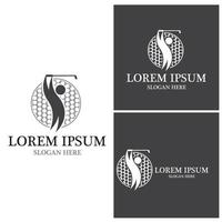 Golf icon and symbol vector template