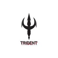 Trident Logo Template vector icon