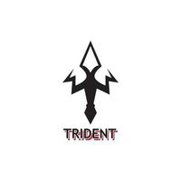 Trident Logo Template vector icon