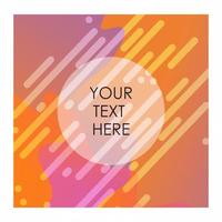 Colorful background with typography vector