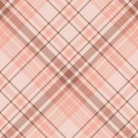 Seamless pattern in light orange and beige colors for plaid, fabric, textile, clothes, tablecloth and other things. Vector image. 2