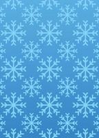 patrón de nieve transparente sobre un fondo azul para un tema de navidad o invierno vector