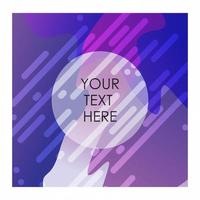 Colorful background with typography vector