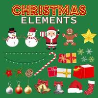 Christmas Elements Set vector