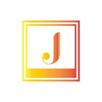 Letter J Logo Template vector icon design