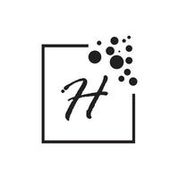 Letter H logo icon vector design template elements