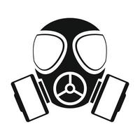 Gas mask simple icon vector