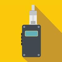 Vaping device icon, flat style vector