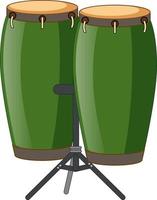 Conga drum musical instrument vector