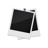 Photo frames on a white background vector