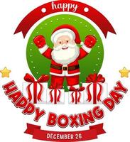 Boxing Day Banner Design vector