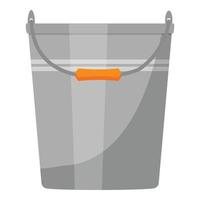 Water bucket icon cartoon vector. Garden tool vector