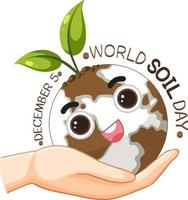 World Soil Day Banner Design vector