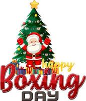 Boxing Day Banner Design vector