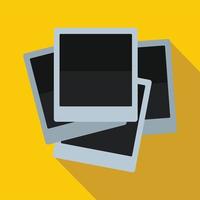 Photos icon in flat style vector