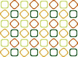 Geometric pattern seamless. Green, orange, red colors with rhombus. Vector illustration.