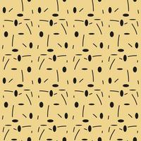Abstract pattern. Gold and black Trendy pattern for wrapping paper, wallpapers, backgrounds. Vector seamless pattern