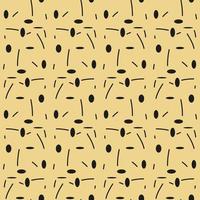 Abstract pattern. Gold and black Trendy pattern for wrapping paper, wallpapers, backgrounds. Vector seamless pattern