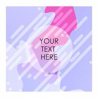 Colorful background with typography design vector