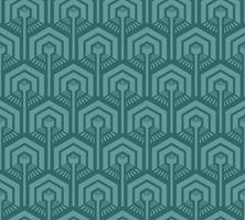 MINT EMERALD SEAMLESS VECTOR BACKGROUND WITH HEXAGONS