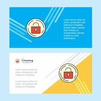 Unlock abstract corporate business banner template horizontal advertising business banner vector