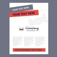 Drone camera Title Page Design for Company profile annual report presentations leaflet Brochure Vector Background