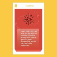 Blast mobile vertical banner design design Vector