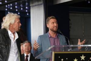 LOS ANGELES - OCT 16 - Sir RIchard Branson, Lance Bass at the Sir Richard Branson Star Ceremony on the Hollywood Walk of Fame on October 16, 2018 in Los Angeles, CA photo