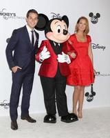 LOS ANGELES - OCT 6 - Skylar Astin, Mickey Mouse, Anna Camp at the Mickey s 90th Spectacular Taping at the Shrine Auditorium on October 6, 2018 in Los Angeles, CA photo