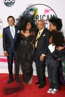 LOS ANGELES - NOV 19 - Smokey Robinson, Diana Ross, Berry Gordy, Rhonda Ross Kendrick at the American Music Awards 2017 at Microsoft Theater on November 19, 2017 in Los Angeles, CA photo