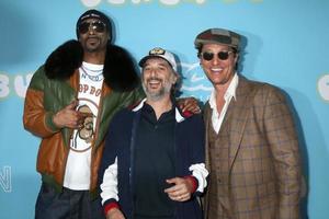 LOS ANGELES - MAR 28 - Snoop Dogg, Harmony Korine, Matthew McConaughey at The Beach Bum Premiere at the ArcLight Hollywood on March 28, 2019 in Los Angeles, CA photo