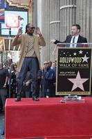 LOS ANGELES - NOV 19 - Snoop Dogg, Jimmy Kimmel at the Snoop Dogg Star Ceremony on the Hollywood Walk of Fame on November 19, 2018 in Los Angeles, CA photo