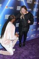 LOS ANGELES - APR 25 - Snoop Dogg, Kelly Clarkson at the America Song Contest Semi-finals Red Carpet at Universal Studios on April 25, 2022 in Universal City, CA photo