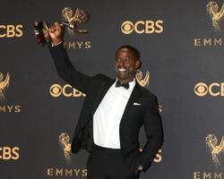 LOS ANGELES - SEP 17 - Sterling K Brown at the 69th Primetime Emmy Awards - Press Room at the JW Marriott Gold Ballroom on September 17, 2017 in Los Angeles, CA photo