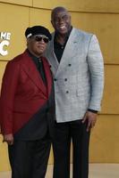 LOS ANGELES - APR 14 - Stevie Wonder, Magic Johnson at the They Call Me Magic Premiere Screening at Village Theater on April 14, 2022 in Westwood, CA photo