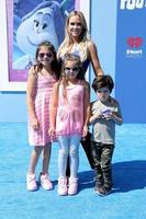 LOS ANGELES - SEP 22 - Teddi Mellencamp, kids, guests at the Small Foot Premiere at the Village Theater on September 22, 2018 in Westwood, CA photo