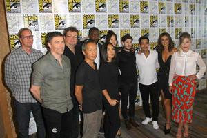 SAN DIEGO - July 21 - The cast of Inhumans at Comic-Con Friday 2017 at the Comic-Con International Convention on July 21, 2017 in San Diego, CA photo