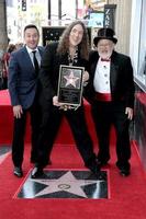 LOS ANGELES - AUG 27 - Thomas Lennon, Weird Al Yankovic, Dr. Dimento at the Weird Al Yankovic Star Ceremony on the Hollywood Walk of Fame on August 27, 2018 in Los Angeles, CA photo