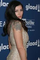 los angeles - 12 de abril - trace lysette at glaad media awards los angeles en beverly hilton hotel el 12 de abril de 2018 en beverly hills, ca foto